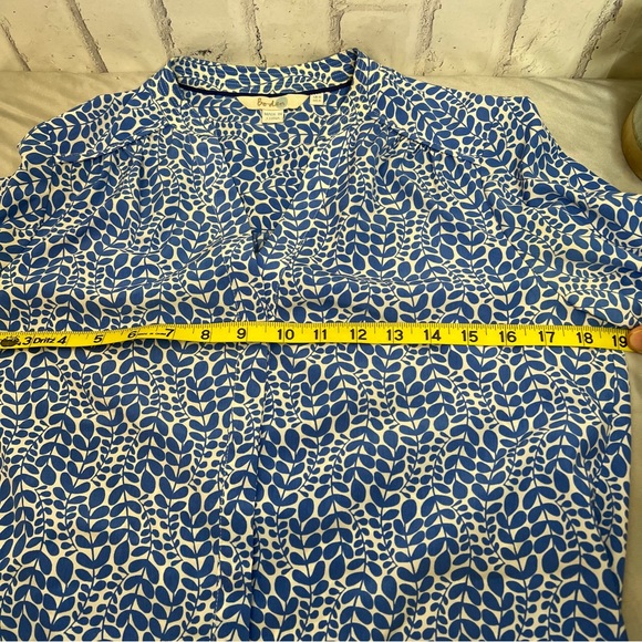 Boden Olive Blouse in Meadow Spring Vine WA771 Size 4 - Picture 7 of 9